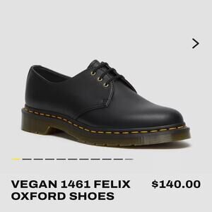 Dr Martens 1461 Felix Vegan Leather Oxford Shoes 9